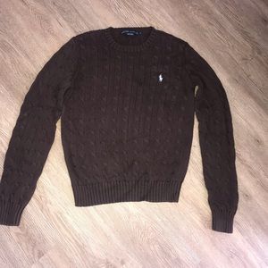 Classic Ralph Lauren chocolate sweater!